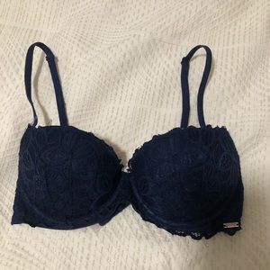 Pink blue laced bra💙